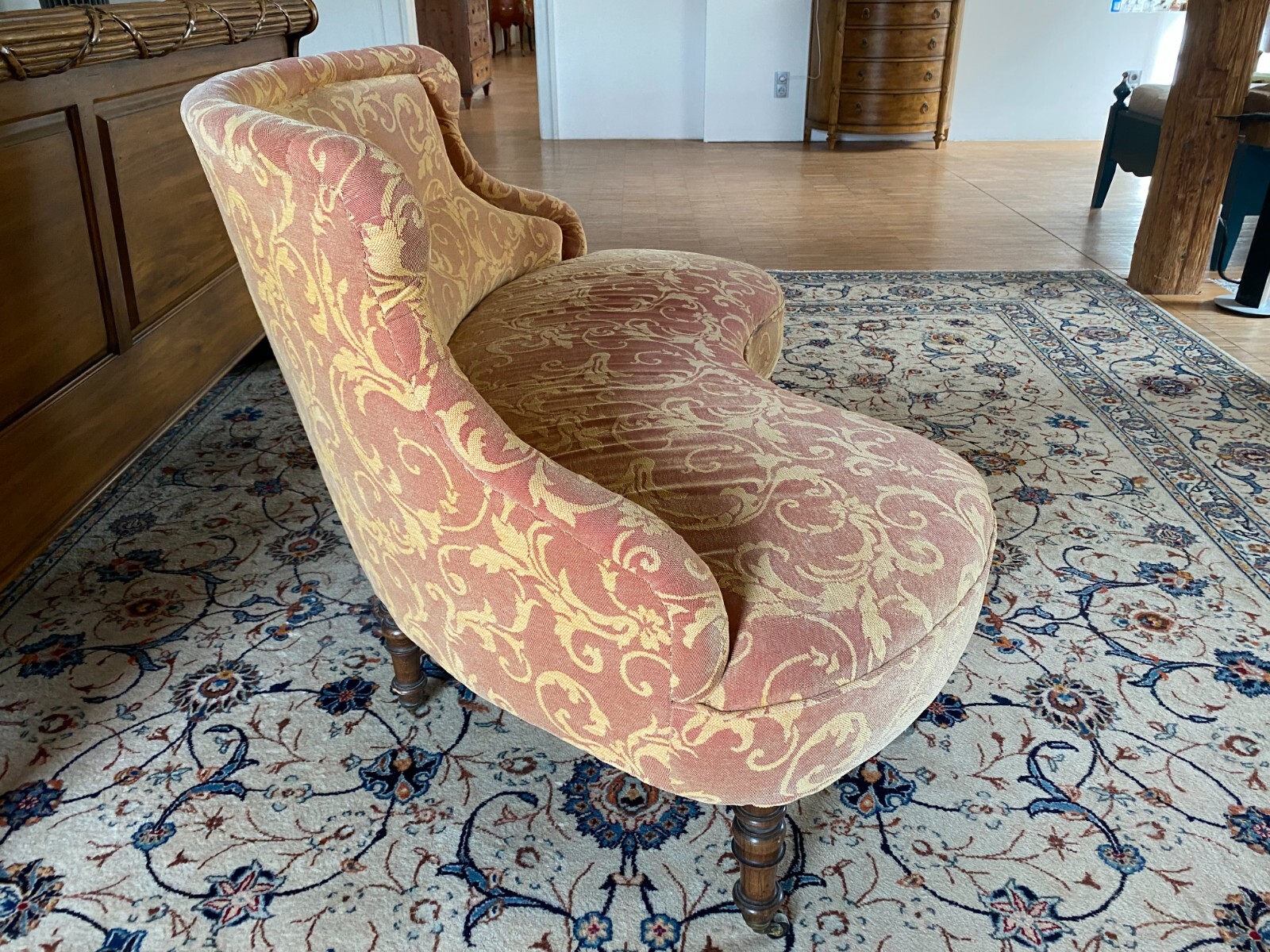 Antikes, kleines geschwungenes Sofa eBay