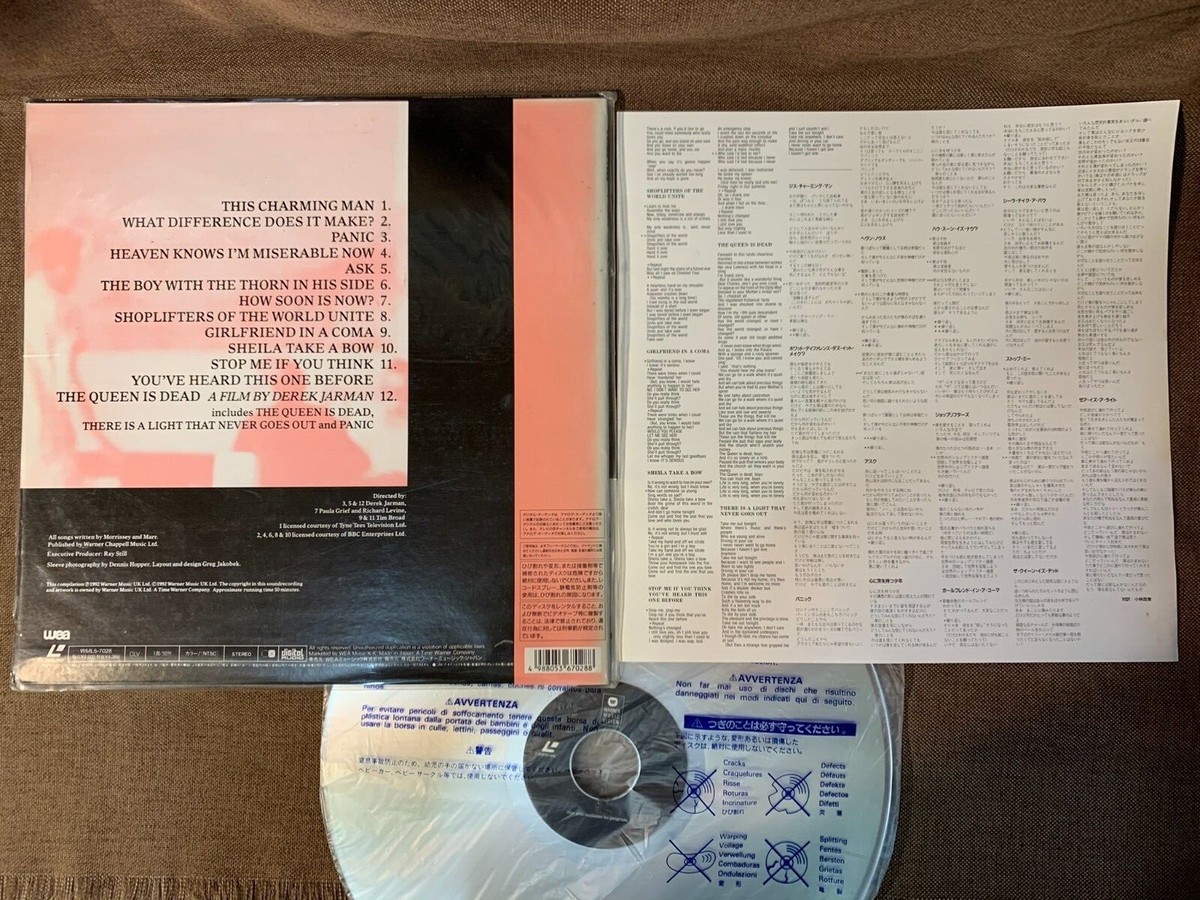 THE SMITHS The Complete Picture JAPAN Laser Disc LD WML5