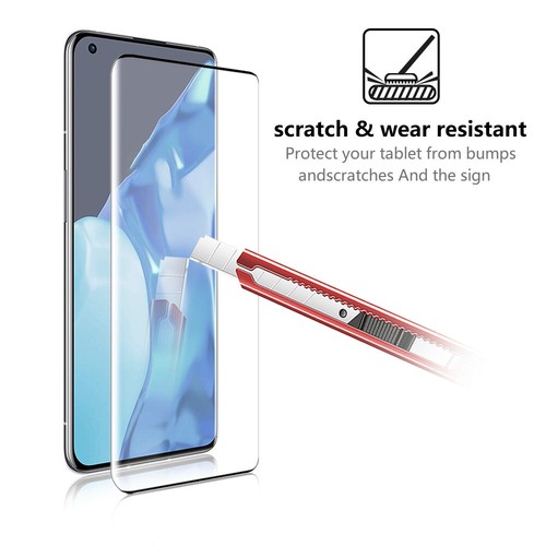 2 Pack 9H Full Coverage Tempered Glass Screen Protector For One Plus 9 Pro 5G - Picture 6 of 19