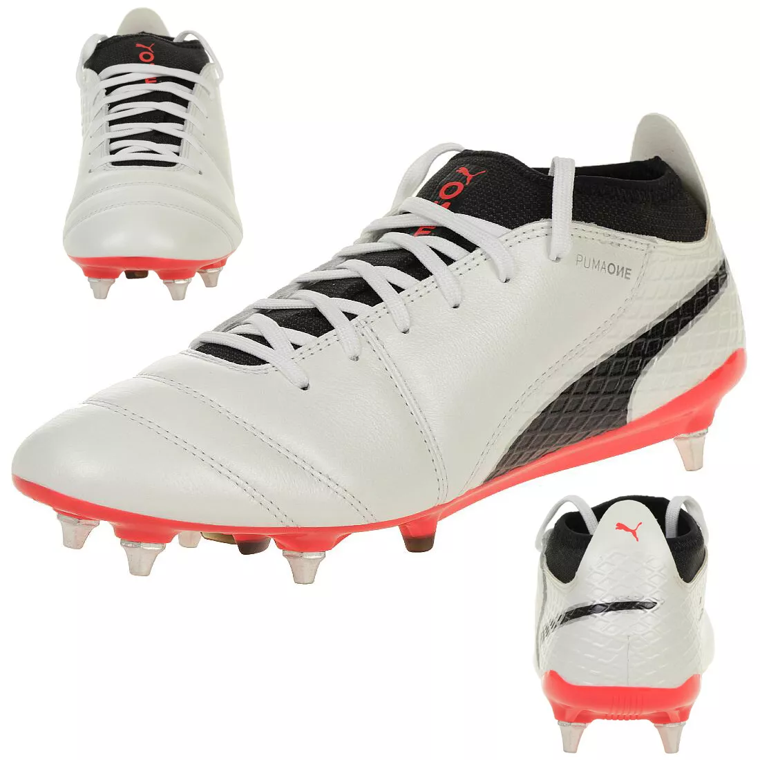 Puma ONE 17.2 Mx SG Men's Football Shoe Leather White 104231 01 | eBay