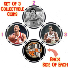 DINO MENEGHIN - BASKETBALL HALL OF FAME - COLLECTABLE COIN SET