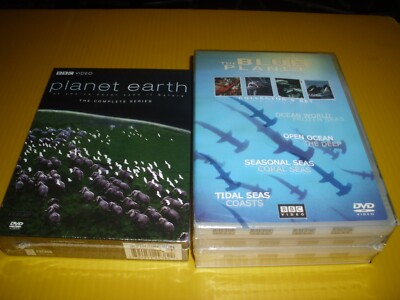 The Blue Planet: Seas of Life (DVD 2001) & Planet Earth The Complete Series 2006