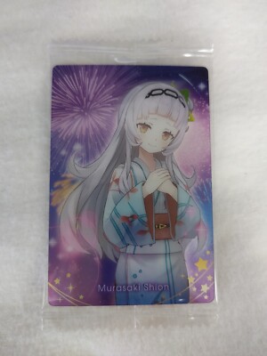 hololive Murasaki Shion hololive wafer Vol.3 profile card hololive Murasaki Shion hololive wafer Vol.3 profile card