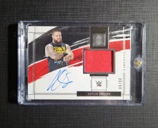 2022 WWE Panini Impeccable Kevin Owens Elegance Patch On Card Auto 08/99