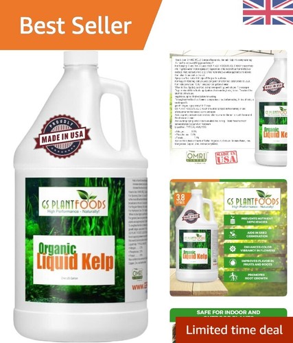 OMRI Listed Liquid Seaweed Fertilizer - Organic Plant Food for Thriving Gardens