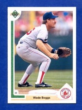 1991 UPEER DECK #546 WADE BOGGS EXMT
