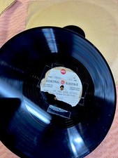 De colección 1955 WGY AM Radio FARM FORUM Leche Láctea Publicidad 78 Rpm Discos GE