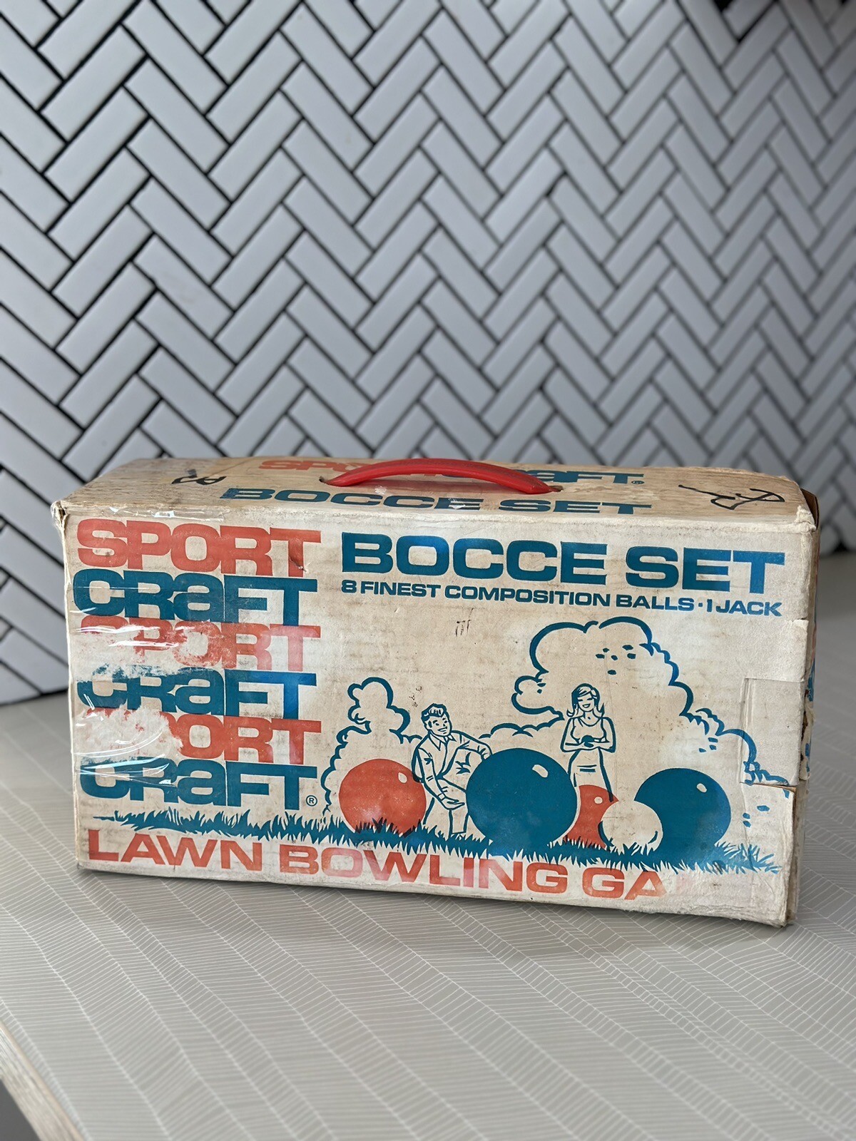 Vintage Sportcraft Bocce Ball Set In Original Box Made in Italy eBay
