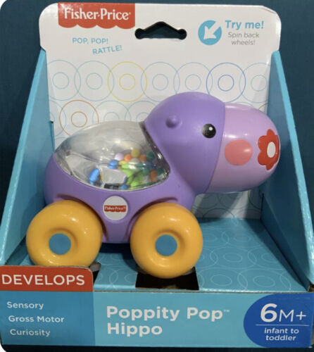 Fisher Price Nilpferd Poppity Pop, tolles Babyspielzeug. Neu im Paket