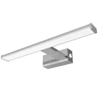 kalb | Wandlampe chrom 500mm 230V mit Schalter Badleuchte zur Wandmontage Spiege - Bild 1 von 4