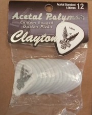 Clayton Acetal Standard Custom Guitar Picks 12-Pack 1.90mm