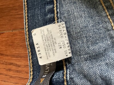 Vintage 90's Levi's Made in Mexico SilverTab Blue Baggy Style