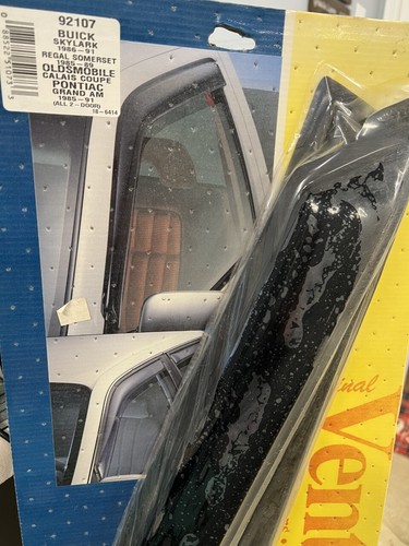 AUTO VENTSHADE 92107 VENTVISOR DEFLECTORS-2 PCS- BUICK SKYLARK 86-91 - Foto 2 di 2