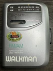 Vintage Sony Walkman Cassette Radio Player AM / FM Radio WM-FX141 *POWER TESTED*