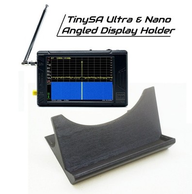 3D Angled Display Holder for TinySA Ultra and Nano VNA (4'') Spectrum Analyzer