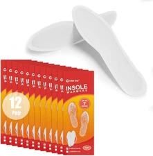 WORLD-BIO Disposable Foot Warmers 12 Pairs, 9.3''x3.2", 12 Pairs foot warmers 