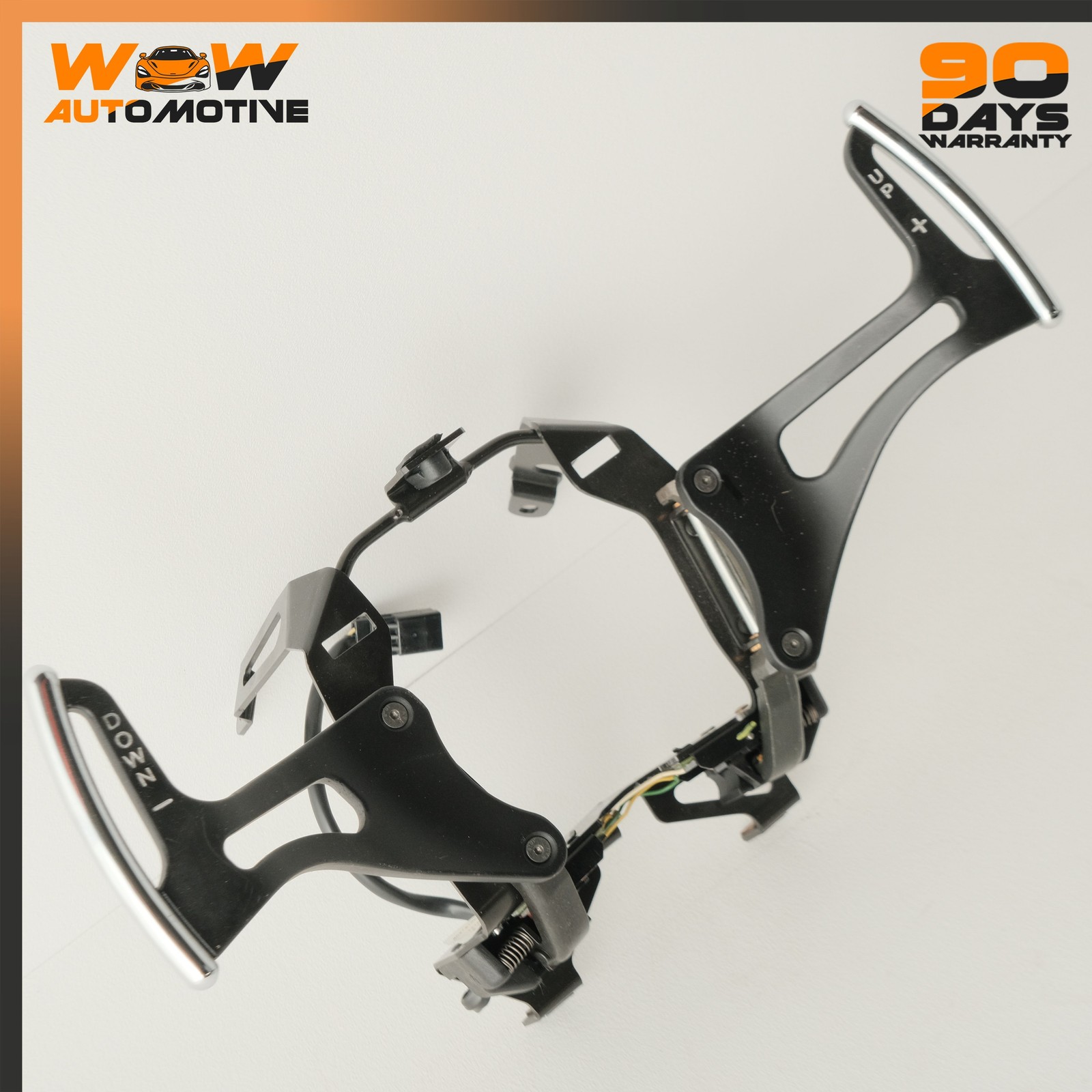 09-19 MASERATI GRANTURISMO S STEERING WHEEL PADDLE SHIFTERS SET ASSEMBLY OEM