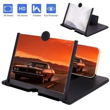 10" Smartphone Screen Magnifier 3D HD Mobile Phone Video Amplifier Stand Bracket