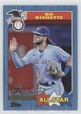 2022 Topps Series 2 1987 Topps All-Star Baseball Blue Bo Bichette #87AS-41 0c6