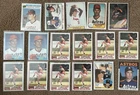 1977-1986 Topps, Fleer, Donruss Nolan Ryan 17 Card Lot NEAR MINT OR BETTER