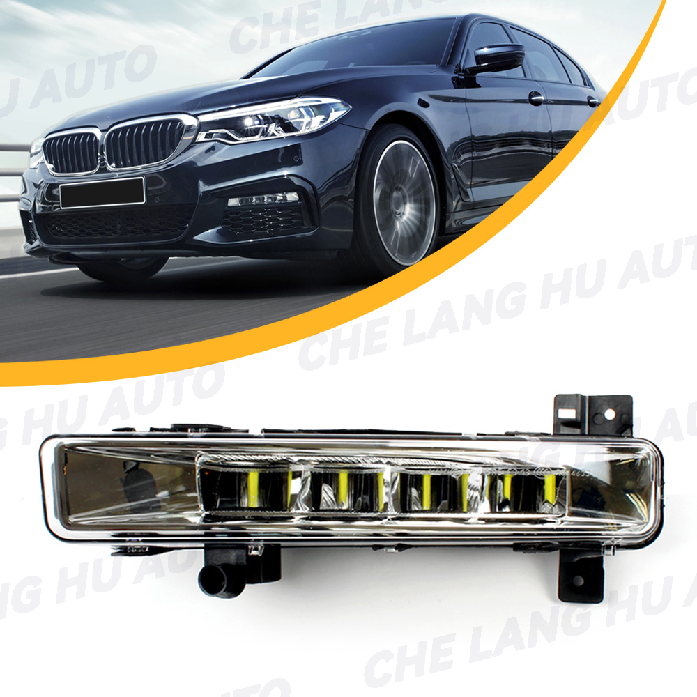 For 2016-2020 BMW 5 Series G30 G31 G38 520i 530i 540i LED Fog Lights Lamp DRL