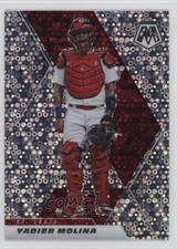 2021 Panini Mosaic Quick Pitch Silver Mosaic Prizm Yadier Molina #189 hg6