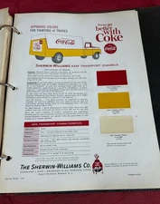 Coca-Cola 1950s 60s Standardization Bulletins Binder Stationery Trucks Uniforms