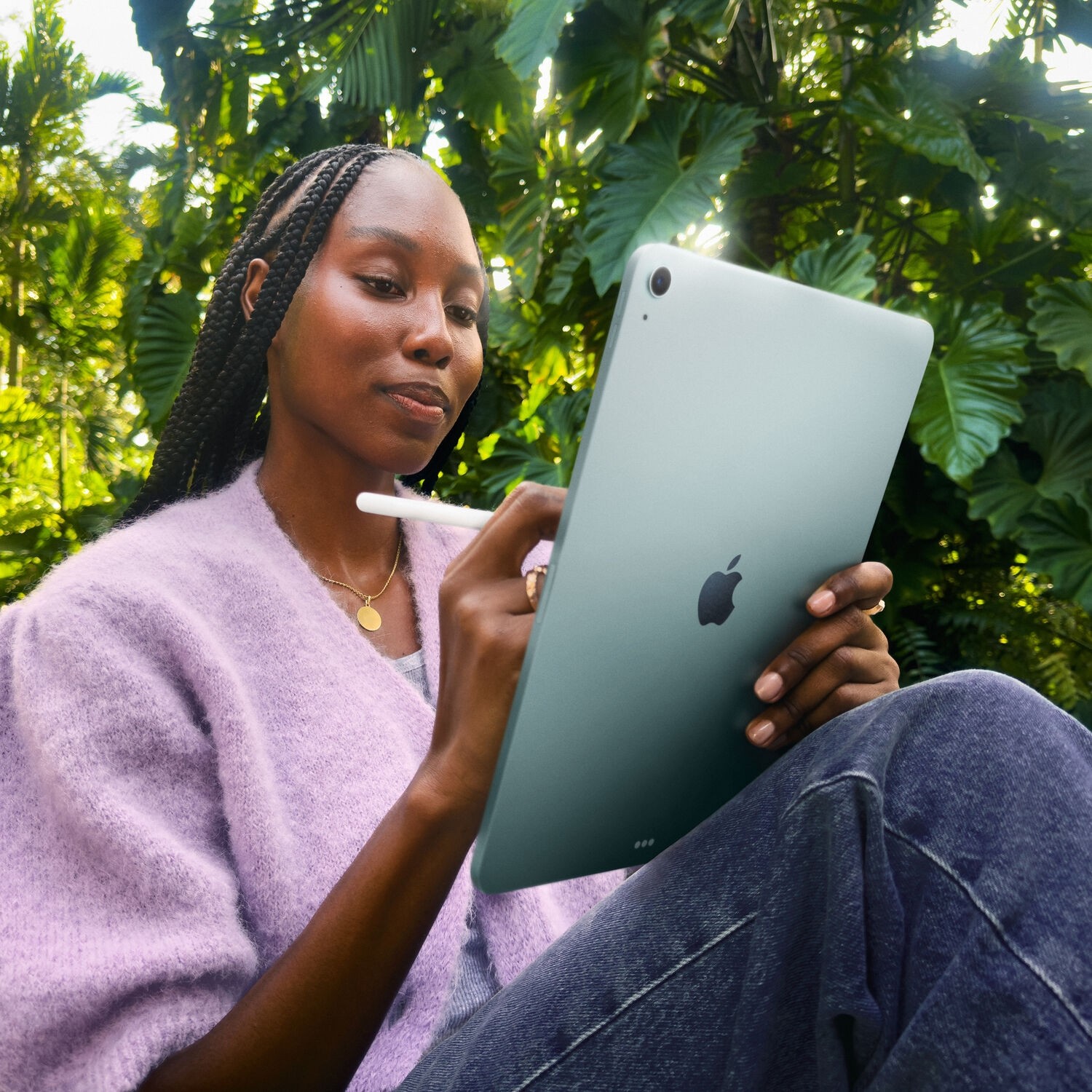 Apple - iPad Air de 11 pulgadas con chip M4 Wi-Fi 128GB - Púrpura MH344LL/A, imagen 8