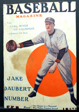Rare February 1914 Baseball Magazine - Brooklyn Dodgers Jake Daubert Number