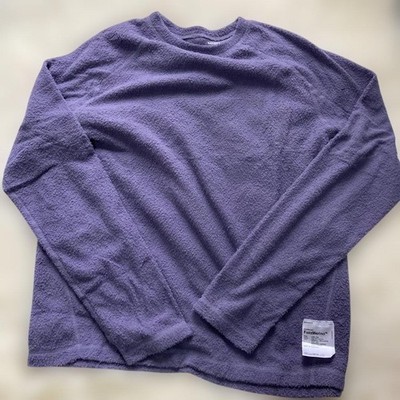 SATISFY FuzzMerino Long Tee M Purple 11019 Running Pullover Shirt Portugal