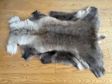 Real Genuine  Scandinavian Reindeer Hide Skin Rug/Throw - 134cm x 106cm