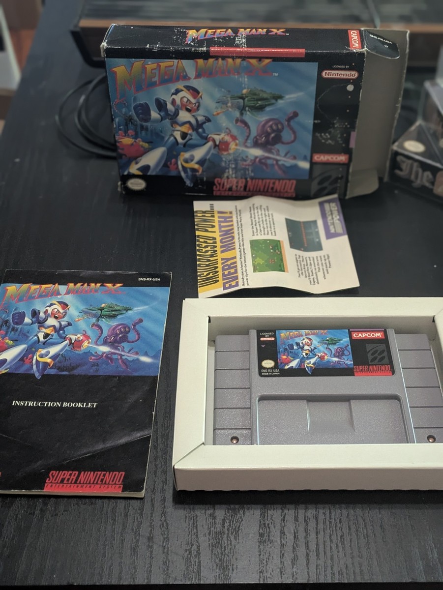 Mega Man x Super Nintendo SNES Complete in Box | eBay