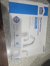Project Source Roman Tub Faucet Chrome 2 Handle 3 Hole Deck Mount New Open Box