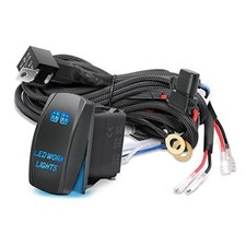 Wiring Harness LED Light Bars Wiring Kit for Fog Lights Off Road 2 Leads