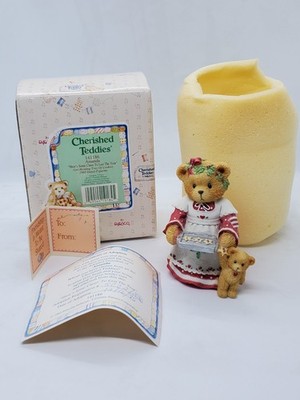 New Cherished Teddies Amanda Here's Some Cheer To Last The Year 141186 figurine