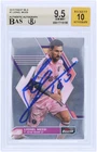 Lionel Messi Inter Miami CF Signed 2023 Topps Finest MLS #1 BAS 9.5/10 Card