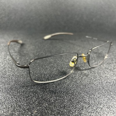 Nike Men s Flexon Eyeglasses 4013 211 Brown Gray 55-18-145 Metal Full Rim