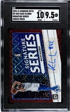 2020-21 Panini Donruss Optic Maxi Kleber RC SGC 9.5 w/10 Auto Choice Prizm