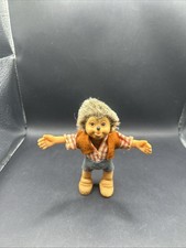 Steiff Macki Boy Hedgehog Doll Mohair Hair 1970s Vinyl Body 5 Tall