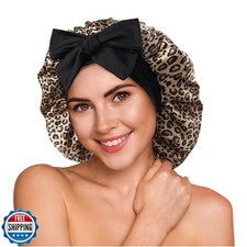 YFONG 100 22 Momme Mulberry Silk Bonnet for Sleeping Women, Larg