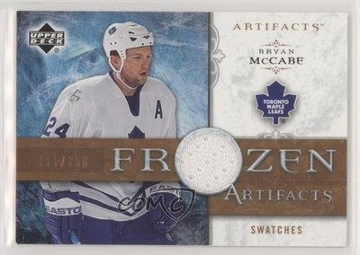 2006-07 Upper Deck Artifacts Frozen Artifacts /250 Bryan McCabe #FA-MC 3ob