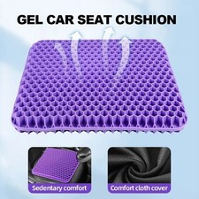 Gel Seat Cushion Set for Long Sitting Double Thick Office Desk Home Wheelchair