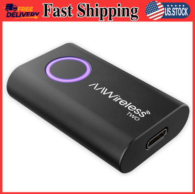 AAWireless Two - Android Auto Wireless Adapter - Convert Factory Wired Black