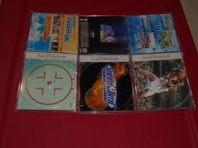 SEGA Dreamcast HKT-3020 White Console 8CIB Games +1Disc Controller VMU AV AC