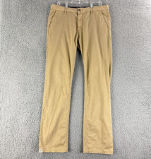 Altamont Davis Slim Chino Pants Mens Size 36 Beige Khaki Straight Leg Casual
