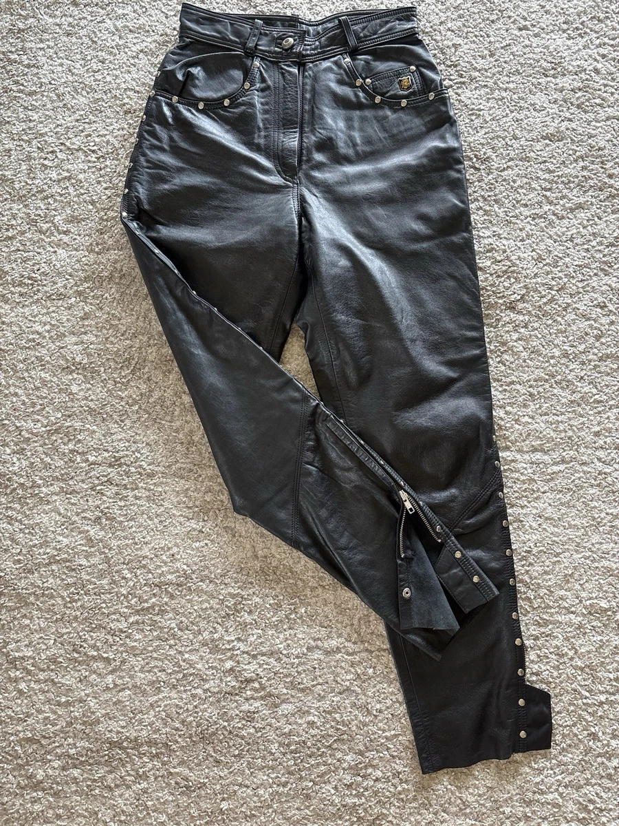 Harley-Davidson Studded Leather Pants for Women for sale | eBay