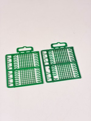 Hartplastik Köderstopper grün Karpfen Friedfischangeln Terminal Tackle - NEU 2 Boards