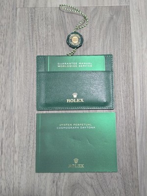 Authentic Rolex Daytona EN Booklet Manual Set 126500 126503 126508 126519 126505