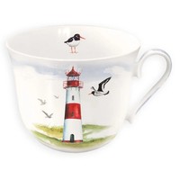 GräTz Verlag - Daniela Drescher - Porzellantasse - Leuchtturm - 400Ml