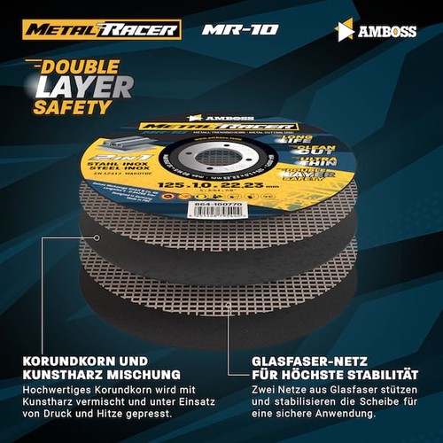 50x Amboss Metal Racer Trennscheibe | Ø115 mm - 1 mm - 22.23 mm | - Bild 4 von 8